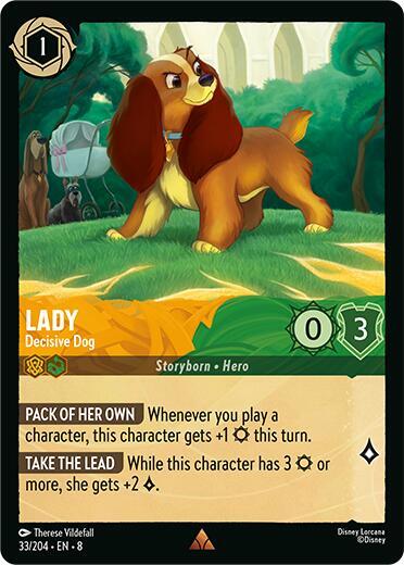 Lady - Decisive Dog - Disney Lorcana