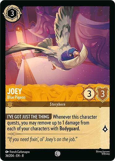 Joey - Blue Pigeon - Disney Lorcana