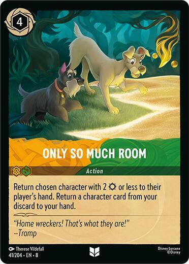 Only So Much Room - Disney Lorcana