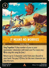 It Means No Worries - Disney Lorcana