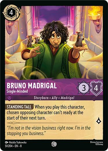 Bruno Madrigal - Single-Minded - Disney Lorcana