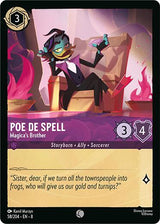 Poe De Spell - Magica's Brother - Disney Lorcana