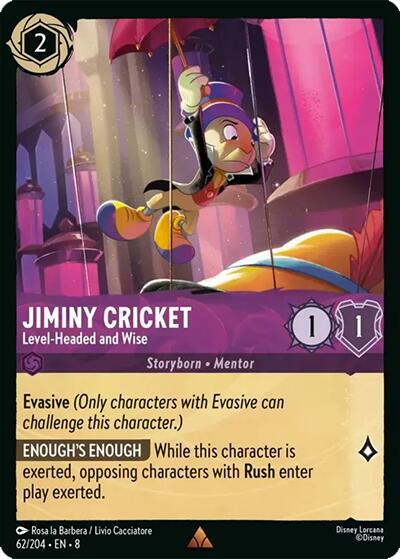 Jiminy Cricket - Level-Headed and Wise - Disney Lorcana