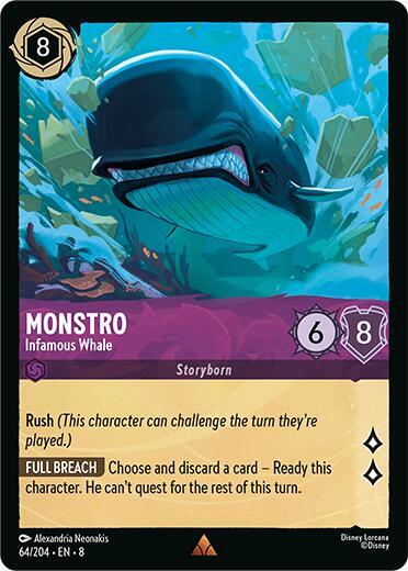 Monstro - Infamous Whale - Disney Lorcana