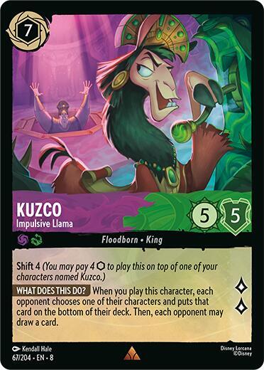 Kuzco - Impulsive Llama - Disney Lorcana
