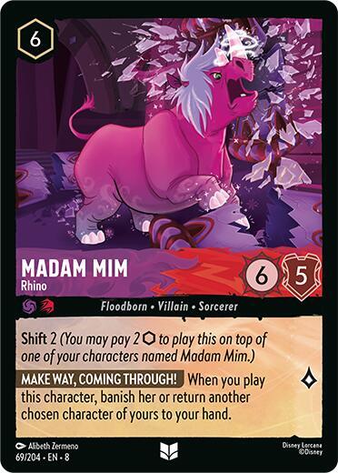 Madam Mim - Rhino - Disney Lorcana