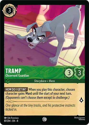 Tramp - Observant Guardian - Disney Lorcana