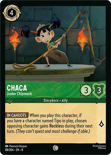 Chaca - Junior Chipmunk - Disney Lorcana