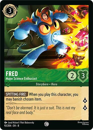 Fred - Major Science Enthusiast - Disney Lorcana