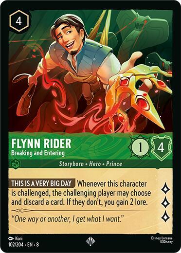 Flynn Rider - Breaking and Entering - Disney Lorcana