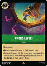 Wrong Lever! - Disney Lorcana