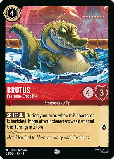 Brutus - Fearsome Crocodile - Disney Lorcana