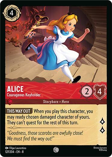 Alice - Courageous Keyholder - Disney Lorcana
