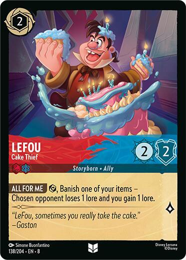 LeFou - Cake Thief - Disney Lorcana