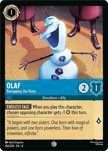 Olaf - Recapping the Story - Disney Lorcana