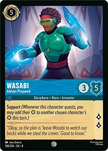 Wasabi - Always Prepared - Disney Lorcana