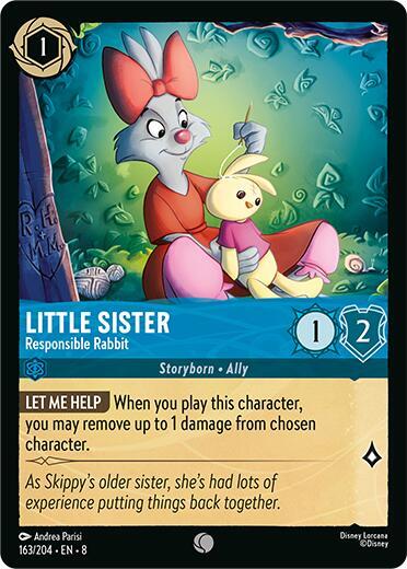 Little Sister - Responsible Rabbit - Disney Lorcana