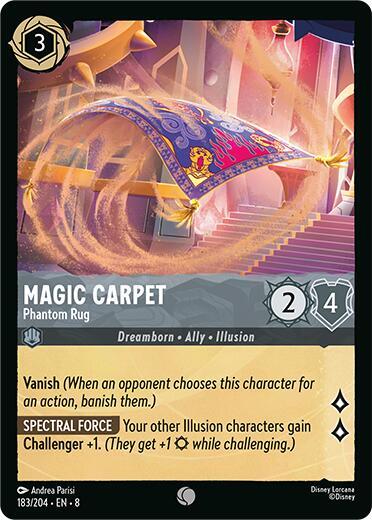Magic Carpet - Phantom Rug - Disney Lorcana