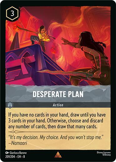 Desperate Plan - Disney Lorcana