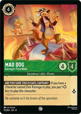 Mad Dog - Karnage's First Mate - Disney Lorcana