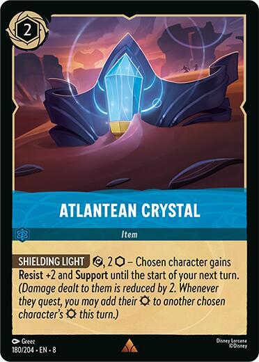 Atlantean Crystal - Disney Lorcana