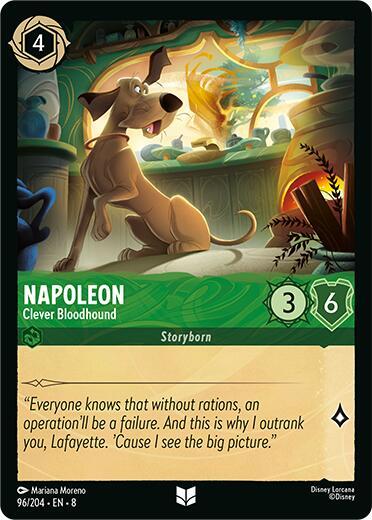 Napoleon - Clever Bloodhound - Disney Lorcana