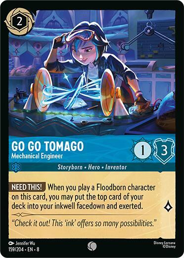 Go Go Tomago - Mechanical Engineer - Disney Lorcana