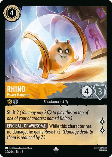 Rhino - Power Hamster - Disney Lorcana