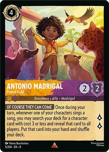 Antonio Madrigal - Friend to All - Disney Lorcana