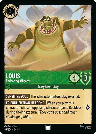 Louis - Endearing Alligator - Disney Lorcana