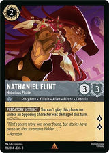 Nathaniel Flint - Notorious Pirate - Disney Lorcana