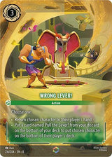 Wrong Lever! (Enchanted) - Disney Lorcana