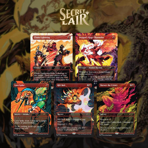 Secret Lair Drop: EVERYTHING IS ON FIRE - Non-Foil Edition - Magic: The Gathering