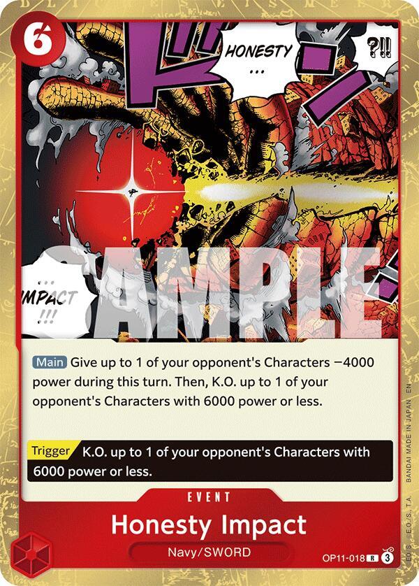 Honesty Impact - One Piece Card Game