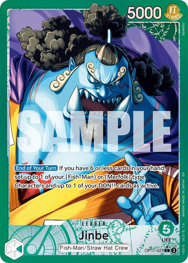 Jinbe (021) (Alternate Art) - One Piece Card Game