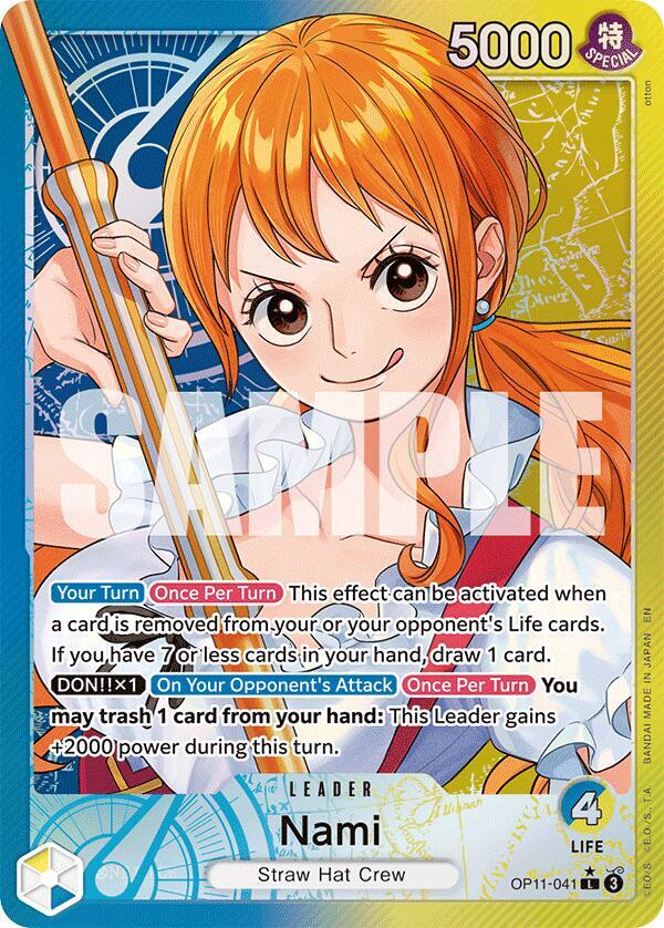 Nami (041) (Alternate Art) - One Piece Card Game