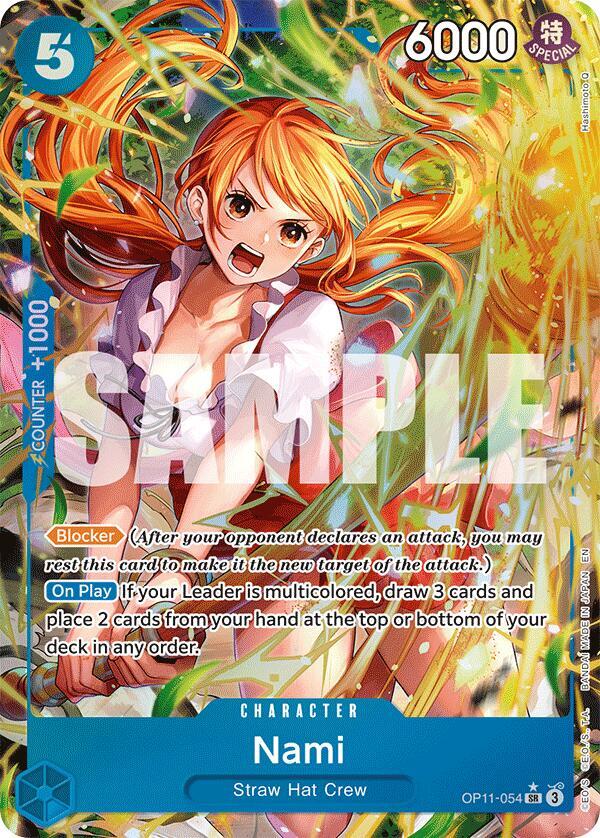 Nami (054) (Alternate Art) - One Piece Card Game