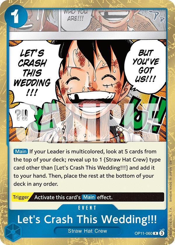 Let's Crash This Wedding!!! - One Piece Card Game