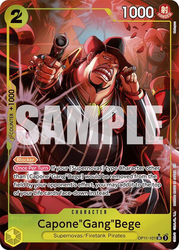 Capone"Gang"Bege (101) (Alternate Art) - One Piece Card Game