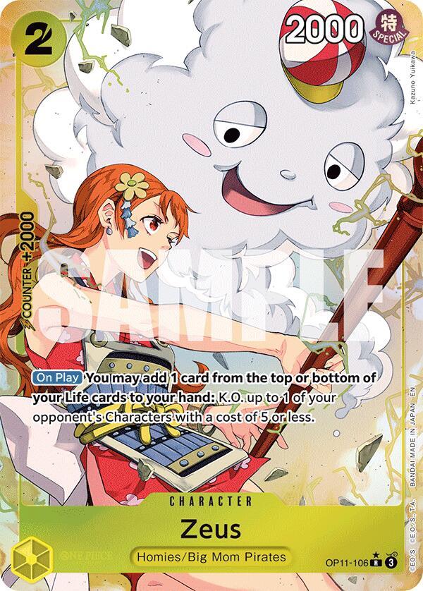 Zeus (Alternate Art) - One Piece Card Game