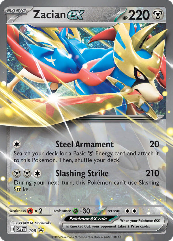Zacian ex - 198 - Pokémon