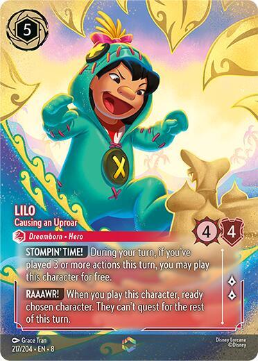 Lilo - Causing an Uproar (Enchanted) - Disney Lorcana
