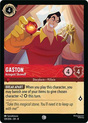 Gaston - Arrogant Showoff - Disney Lorcana