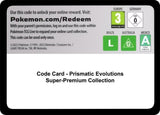 Code Card - Prismatic Evolutions Super-Premium Collection - Pokémon
