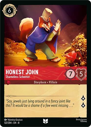 Honest John - Shameless Schemer - Disney Lorcana