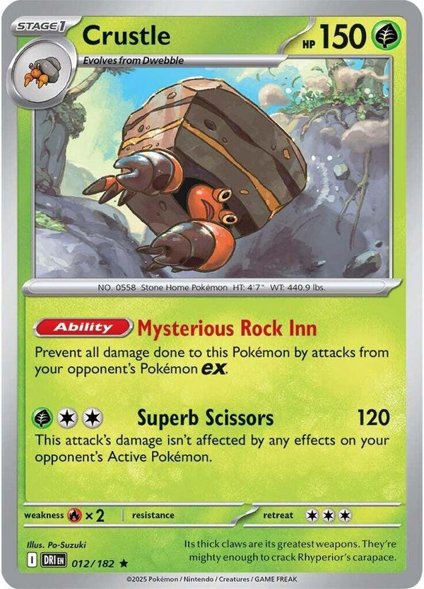 Crustle - 012/182 - Pokémon