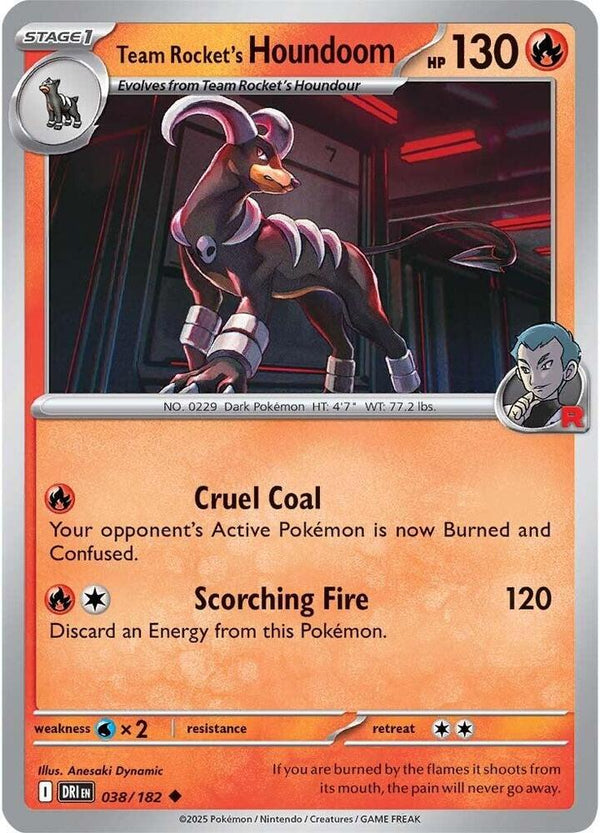 Team Rocket's Houndoom - 038/182 - Pokémon