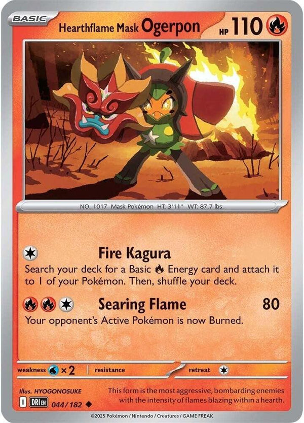 Hearthflame Mask Ogerpon - Pokémon