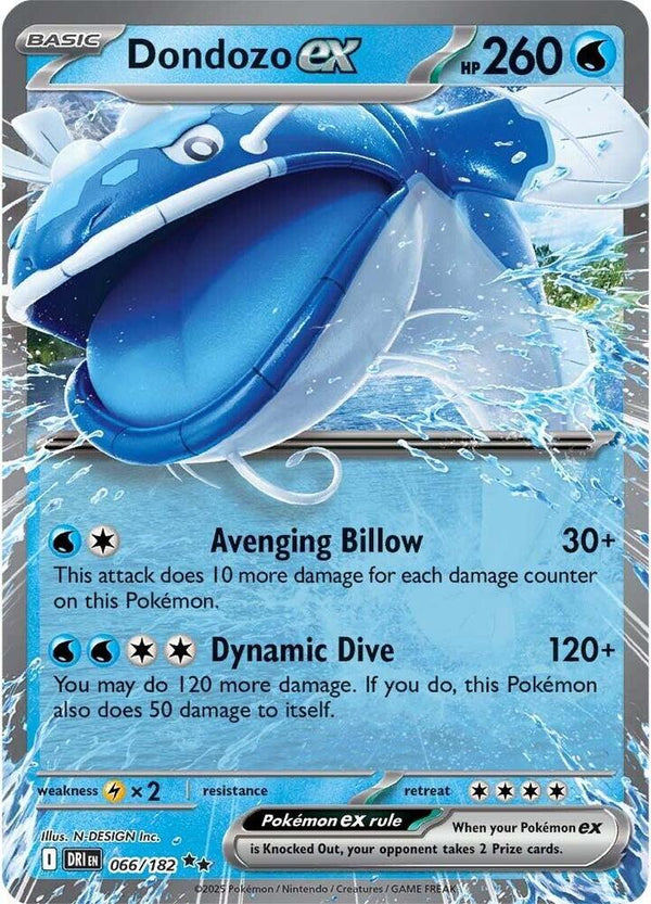 Dondozo ex - 066/182 - Pokémon