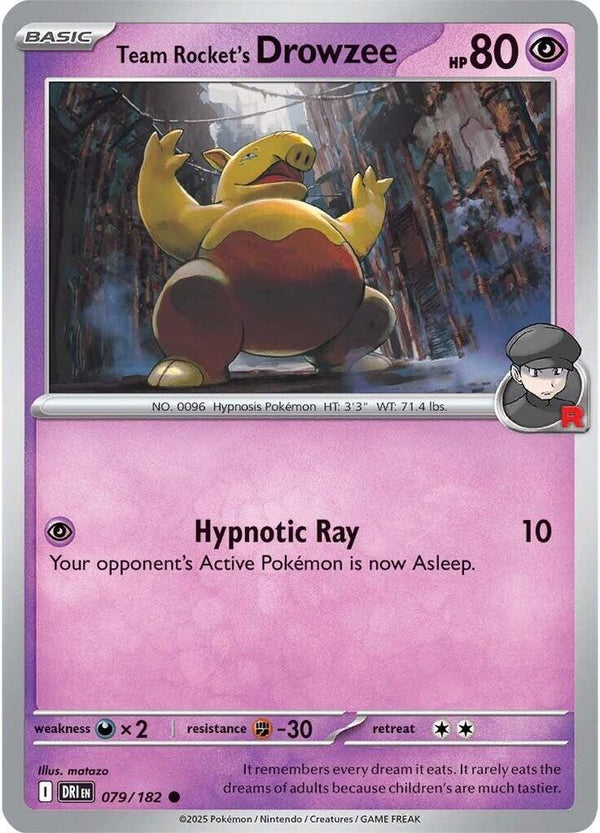 Team Rocket's Drowzee - Pokémon